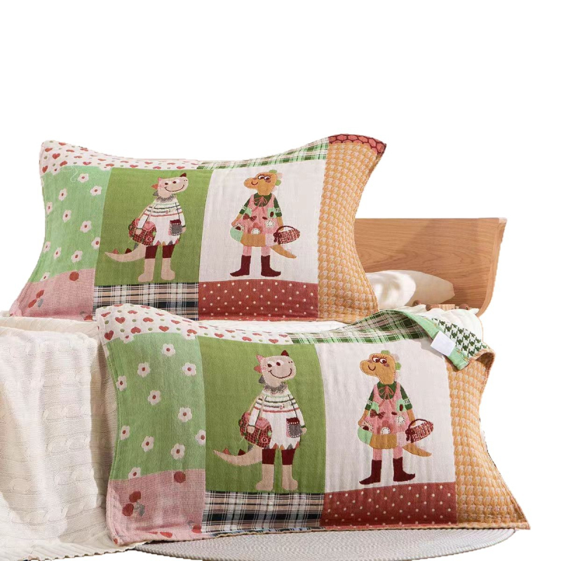 Par navlaka za jastuk od gaze, za sve sezone, nježna prema koži, mekana i prozračna