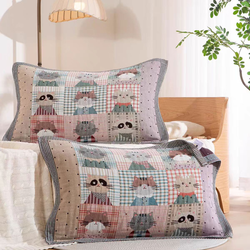 Par navlaka za jastuk od gaze, za sve sezone, nježna prema koži, mekana i prozračna