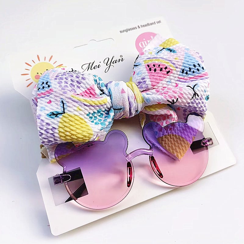 Παιδικά γυαλιά ηλίου χωρίς σκελετό με κορδέλα για τα μαλλιά – σχέδιο Μίκυ Μάους (UV προστασία, υλικό πλαστικό/ρητίνη, 0–6 ετών, σειρά Toy Story)