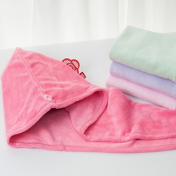 Căciulă de uscat părul pentru păr lung - absorbantă, microfibră densă, fără scame, prosop de uscare pentru păr feminin, cusută, 80–99 g