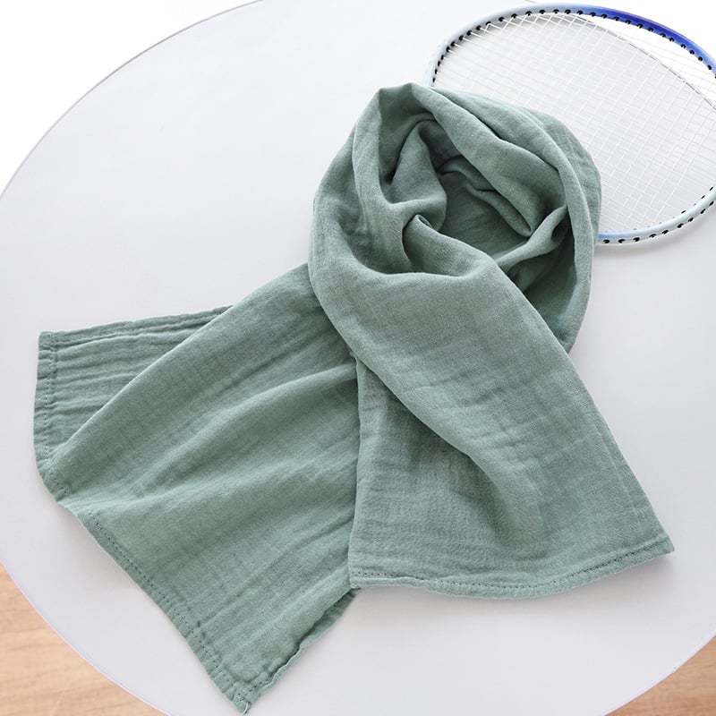 Αθλητική πετσέτα από 100% βαμβάκι, γάζα ελαφριά και απορροφητική, με ύφανση από μία κλωστή, 40s, 48 g, δυνατότητα εκτύπωσης λογότυπου