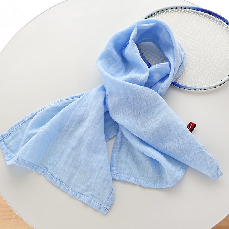 Αθλητική πετσέτα από 100% βαμβάκι, γάζα ελαφριά και απορροφητική, με ύφανση από μία κλωστή, 40s, 48 g, δυνατότητα εκτύπωσης λογότυπου