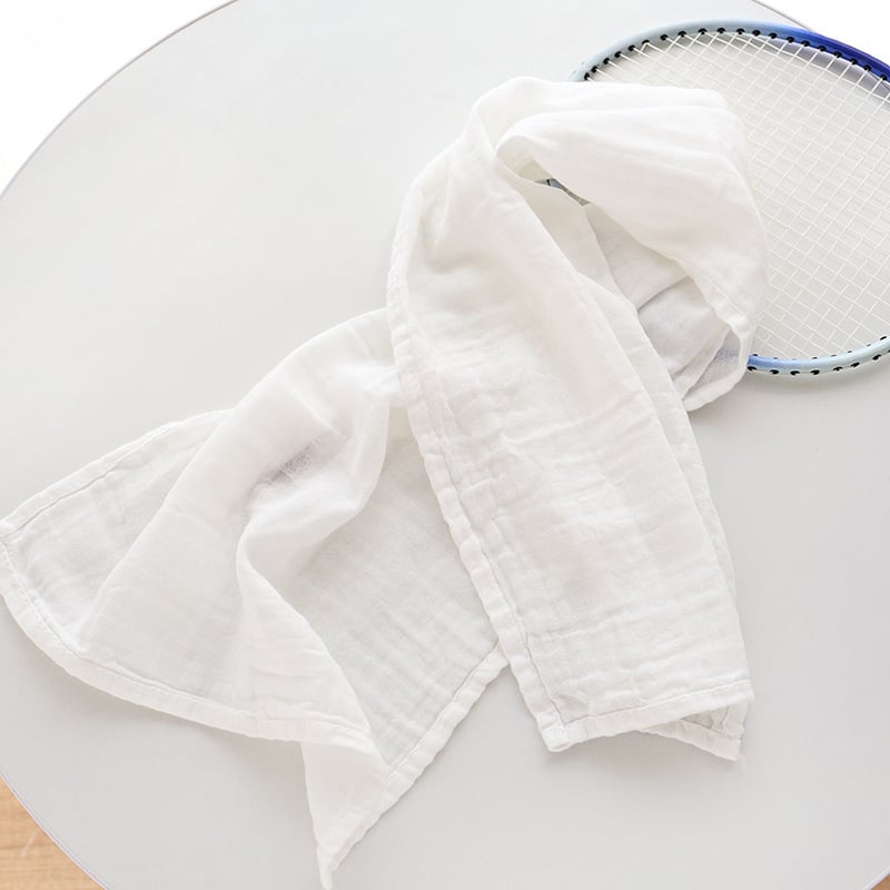 Αθλητική πετσέτα από 100% βαμβάκι, γάζα ελαφριά και απορροφητική, με ύφανση από μία κλωστή, 40s, 48 g, δυνατότητα εκτύπωσης λογότυπου