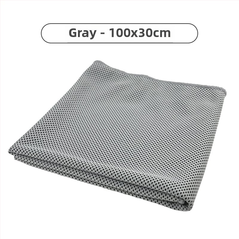 Αθλητική πετσέτα από πολυεστέρα, 70 g, μονή κλωστή, ραφή κατά μήκος, απορρόφηση ιδρώτα 0–5 s