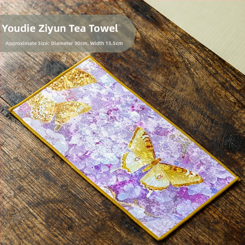 Πετσέτα τσαγιού Mishantang – Νέο κινεζικό στυλ, απορροφητικό ύφασμα, βάρος 0,1 kg, λανσαρίστηκε το 2025.