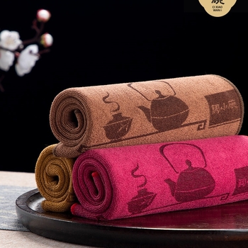 Πετσέτα για τσάι με μοτίβο από μεταξωτό λουλούδι, στυλ Τζιανσουάι, γενικού τύπου, ποιότητα πρώτης κατηγορίας