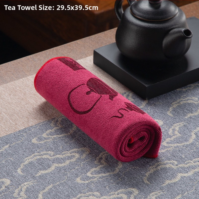 Πετσέτα για τσάι με μοτίβο από μεταξωτό λουλούδι, στυλ Τζιανσουάι, γενικού τύπου, ποιότητα πρώτης κατηγορίας