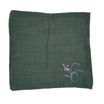 Памучна чайна кърпа с бродерия, 330 g, абсорбция 5-10 сек