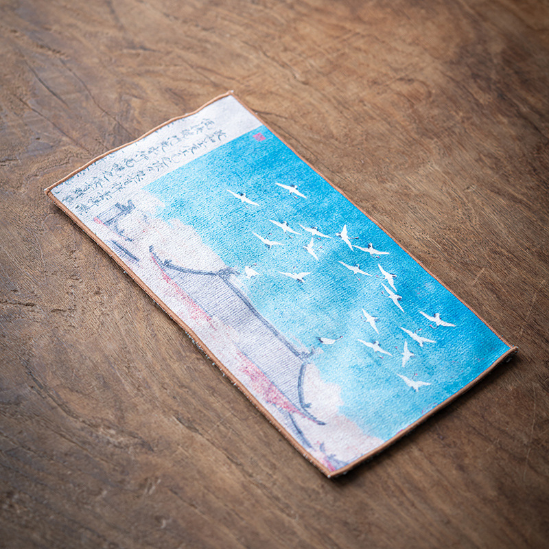 Nine Carpenter Wind πετσέτα για τσάι, υλικό σουέντ, προέλευση Ντεχουά, συσκευασία σε OPP σακούλα