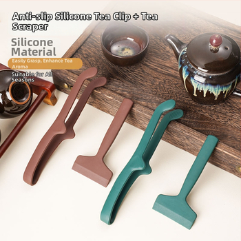 Ανοξέιδωτο κλιπ τσαγιού με ενσωματωμένες πένσες και ξύστρα – μοντέρνος μινιμαλιστικός σχεδιασμός, συσκευασία σε κουτί δώρου, 0.1 kg