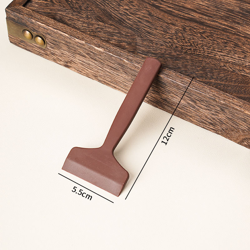 Ανοξέιδωτο κλιπ τσαγιού με ενσωματωμένες πένσες και ξύστρα – μοντέρνος μινιμαλιστικός σχεδιασμός, συσκευασία σε κουτί δώρου, 0.1 kg