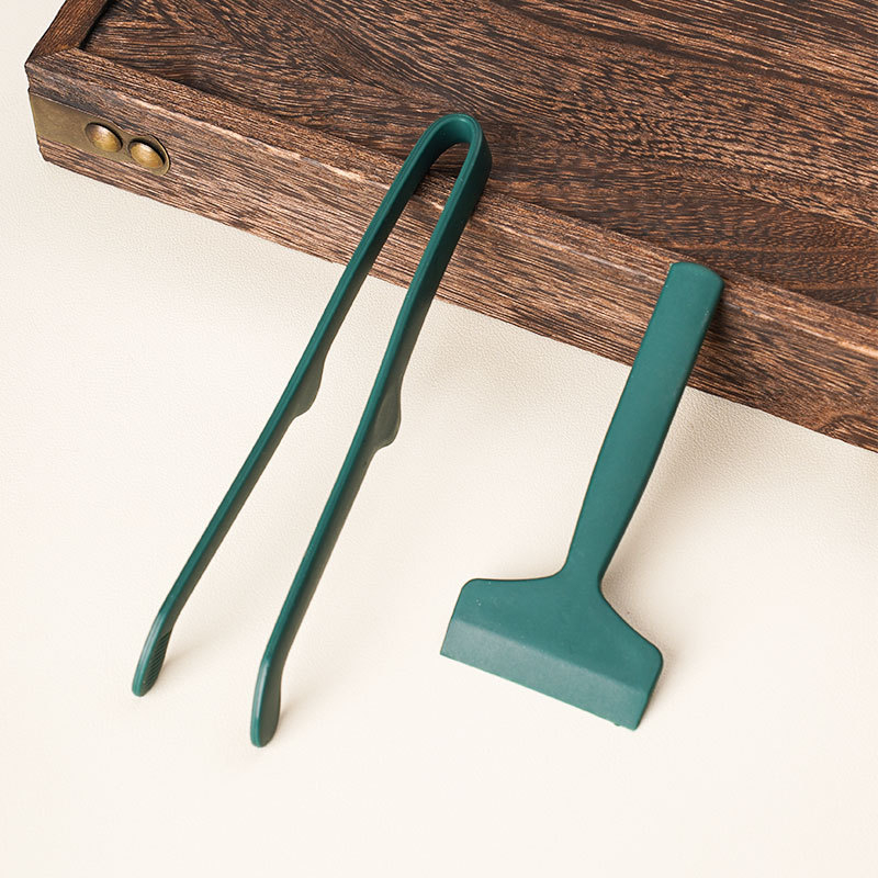 Ανοξέιδωτο κλιπ τσαγιού με ενσωματωμένες πένσες και ξύστρα – μοντέρνος μινιμαλιστικός σχεδιασμός, συσκευασία σε κουτί δώρου, 0.1 kg