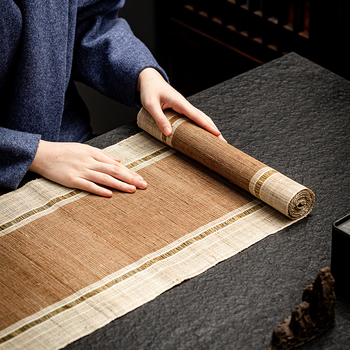 Πατάκι για τσάι – Κινέζικο ζεν στυλ, ραμί ύφασμα, μάρκα New Tea, πρώτη ποιότητα