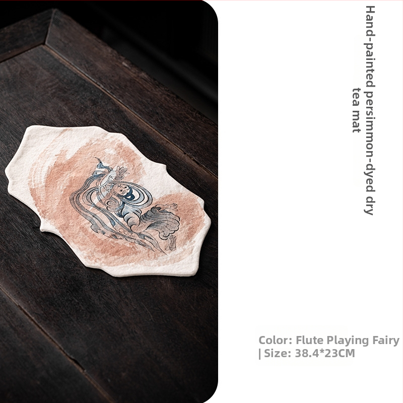 Pagetang Πατάκι τσαγιού από ύφασμα σε κινεζικό στυλ για τελετή τσαγιού, χωρίς λογότυπο, ποιότητα πρώτης κατηγορίας