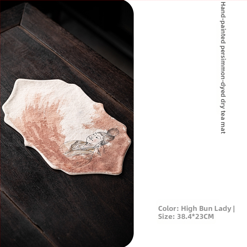 Pagetang Πατάκι τσαγιού από ύφασμα σε κινεζικό στυλ για τελετή τσαγιού, χωρίς λογότυπο, ποιότητα πρώτης κατηγορίας