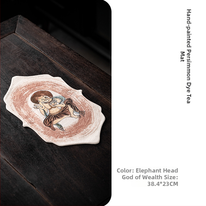 Pagetang Πατάκι τσαγιού από ύφασμα σε κινεζικό στυλ για τελετή τσαγιού, χωρίς λογότυπο, ποιότητα πρώτης κατηγορίας