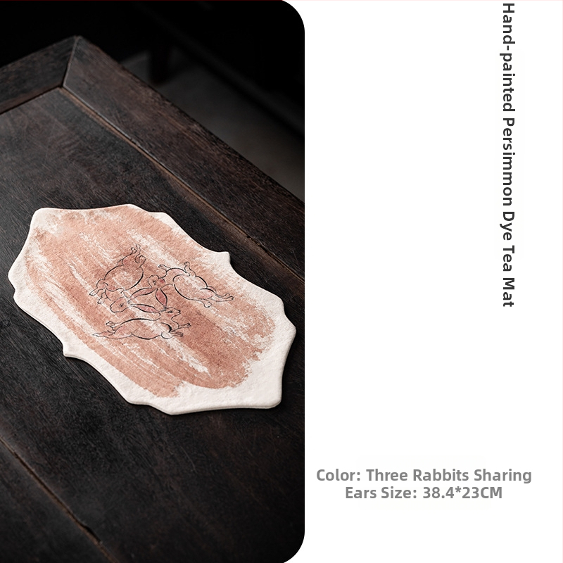 Pagetang Πατάκι τσαγιού από ύφασμα σε κινεζικό στυλ για τελετή τσαγιού, χωρίς λογότυπο, ποιότητα πρώτης κατηγορίας