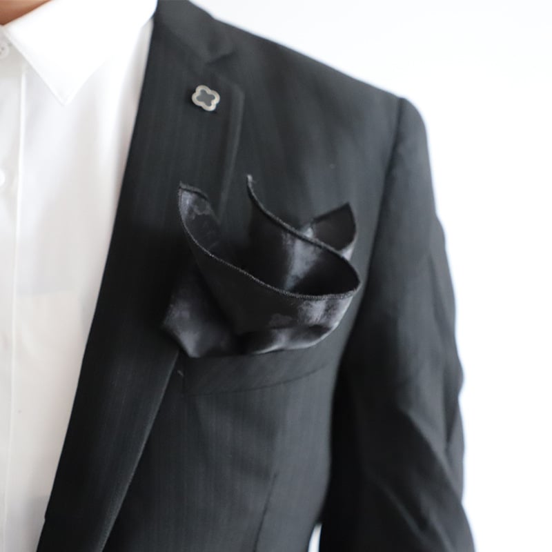 Ανδρική τσέπη-πετσέτα με ζακάρ ύφανση, ριγέ σχέδιο — ύφασμα πολυεστερικού μείγματος, βαμμένα νήματα