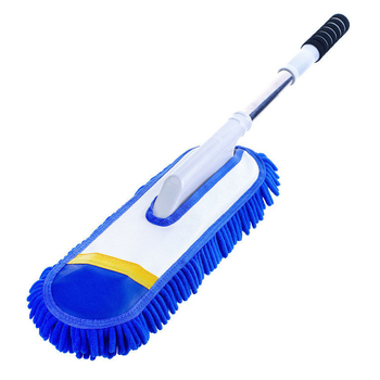 Моп за измиване на автомобили с Chenille глава, неръждаема стомана, Langconi, телескопична дръжка