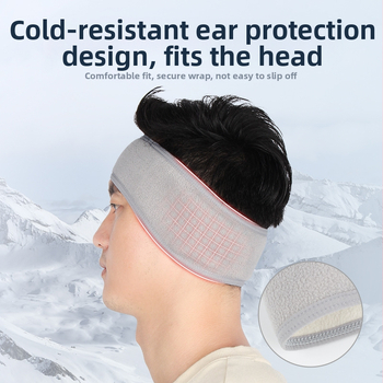 Στέκα κεφαλής με ενσωματωμένες κουκούλες για τα αυτιά, πολάρ φλίς, αντιανεμική, για προπόνηση και εξωτερικές δραστηριότητες