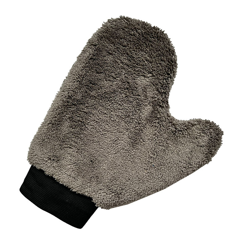 Uvit корална флийс ръкавици за измиване на кола с палец