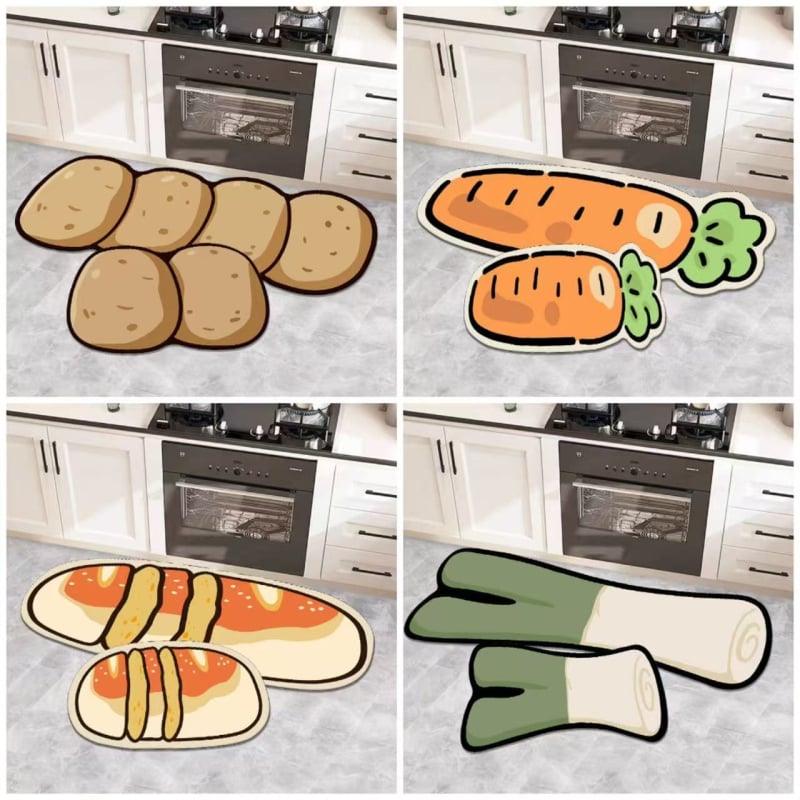 Кухненска подложка от диатомова глина, антиплъзгаща се, абсорбира вода и масло, миеща се