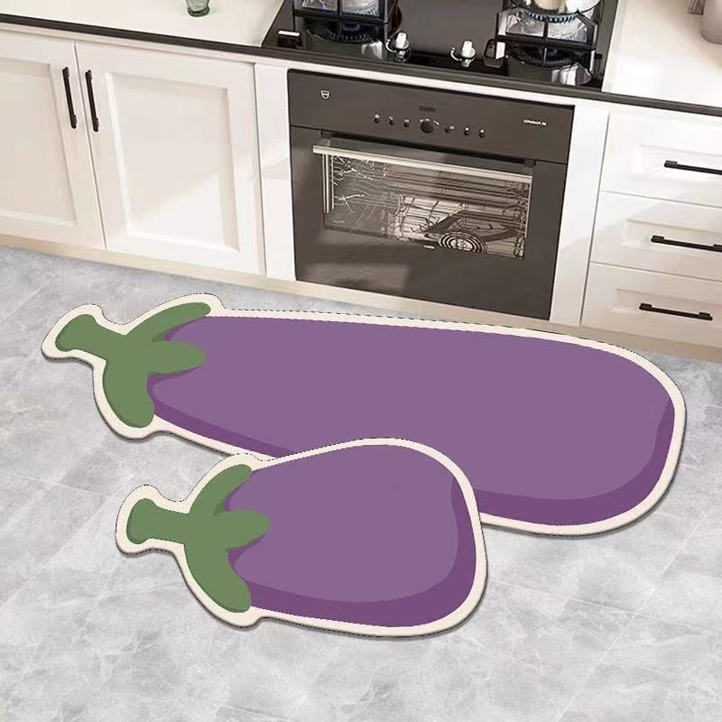 Кухненска подложка от диатомова глина, антиплъзгаща се, абсорбира вода и масло, миеща се