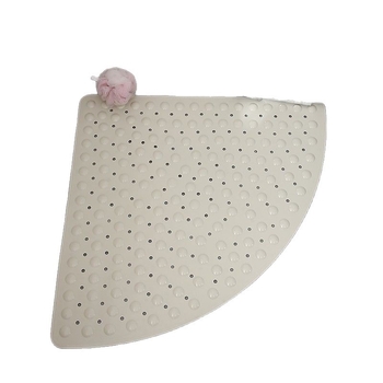 Комплект противохлъзгащи се подложки за баня, ТПЕ, форма на вентилатор, машинно тъкани, миещи се, персонализируеми