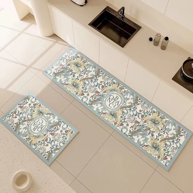 Кожена кухненска подложка за пода – водоустойчива, против подхлъзване, ръчно пране, персонализируема, за входа