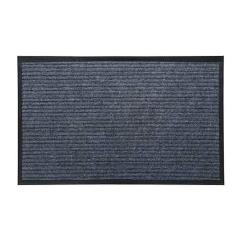 Входна подложка за пода – Полиестерни влакна, машинно тъкана, квадратна форма, едноцветен модел, миеща се