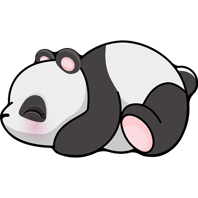 Подложка за баня от полиестер, шарка панда, квадратна форма, миеща се, за кухня и баня (Полиестер; Panda шарка; Квадрат; Кухня и Баня; Миеща се)