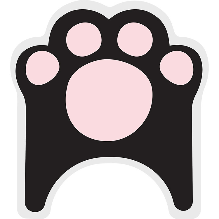 Подложка за баня от полиестер, шарка панда, квадратна форма, миеща се, за кухня и баня (Полиестер; Panda шарка; Квадрат; Кухня и Баня; Миеща се)