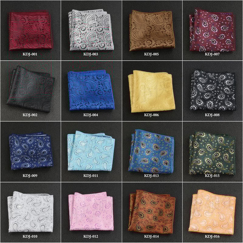 Μαντηλάκι τσέπης με φλοράλ τζακάρντ, πολυεστερικό-σίλκ, για επίσημο βραδινό ντύσιμο, Άνοιξη 2023