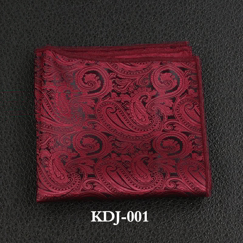 Μαντηλάκι τσέπης με φλοράλ τζακάρντ, πολυεστερικό-σίλκ, για επίσημο βραδινό ντύσιμο, Άνοιξη 2023