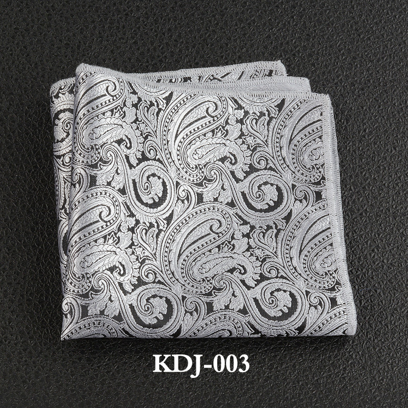 Μαντηλάκι τσέπης με φλοράλ τζακάρντ, πολυεστερικό-σίλκ, για επίσημο βραδινό ντύσιμο, Άνοιξη 2023