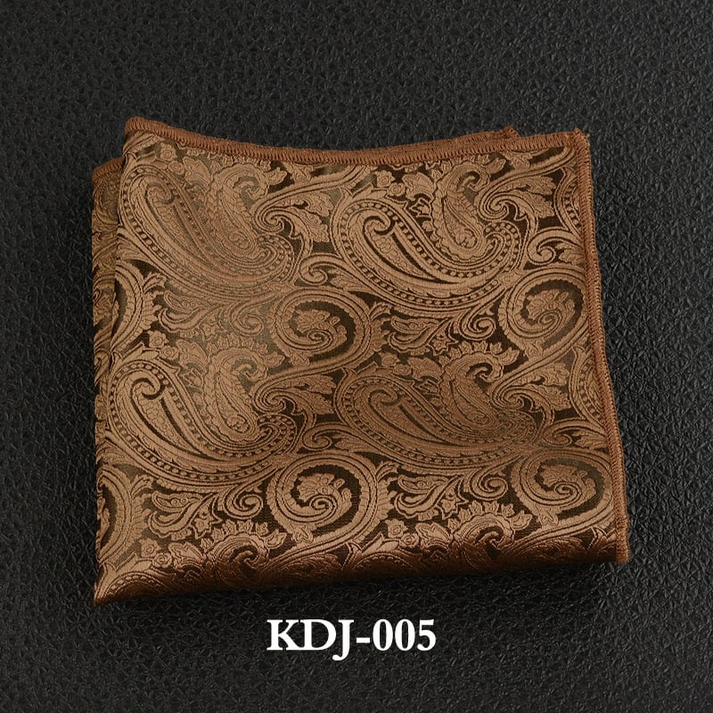 Μαντηλάκι τσέπης με φλοράλ τζακάρντ, πολυεστερικό-σίλκ, για επίσημο βραδινό ντύσιμο, Άνοιξη 2023