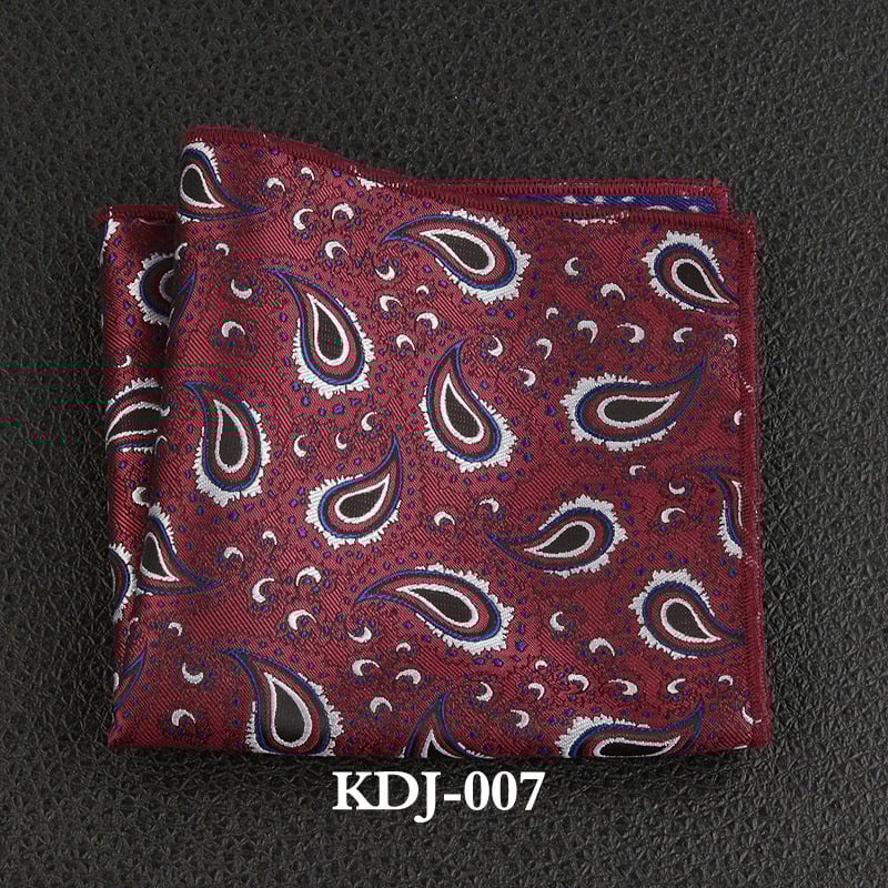 Μαντηλάκι τσέπης με φλοράλ τζακάρντ, πολυεστερικό-σίλκ, για επίσημο βραδινό ντύσιμο, Άνοιξη 2023