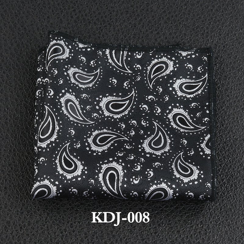 Μαντηλάκι τσέπης με φλοράλ τζακάρντ, πολυεστερικό-σίλκ, για επίσημο βραδινό ντύσιμο, Άνοιξη 2023