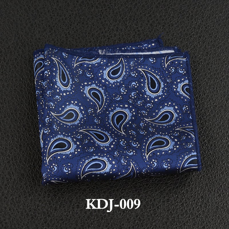 Μαντηλάκι τσέπης με φλοράλ τζακάρντ, πολυεστερικό-σίλκ, για επίσημο βραδινό ντύσιμο, Άνοιξη 2023