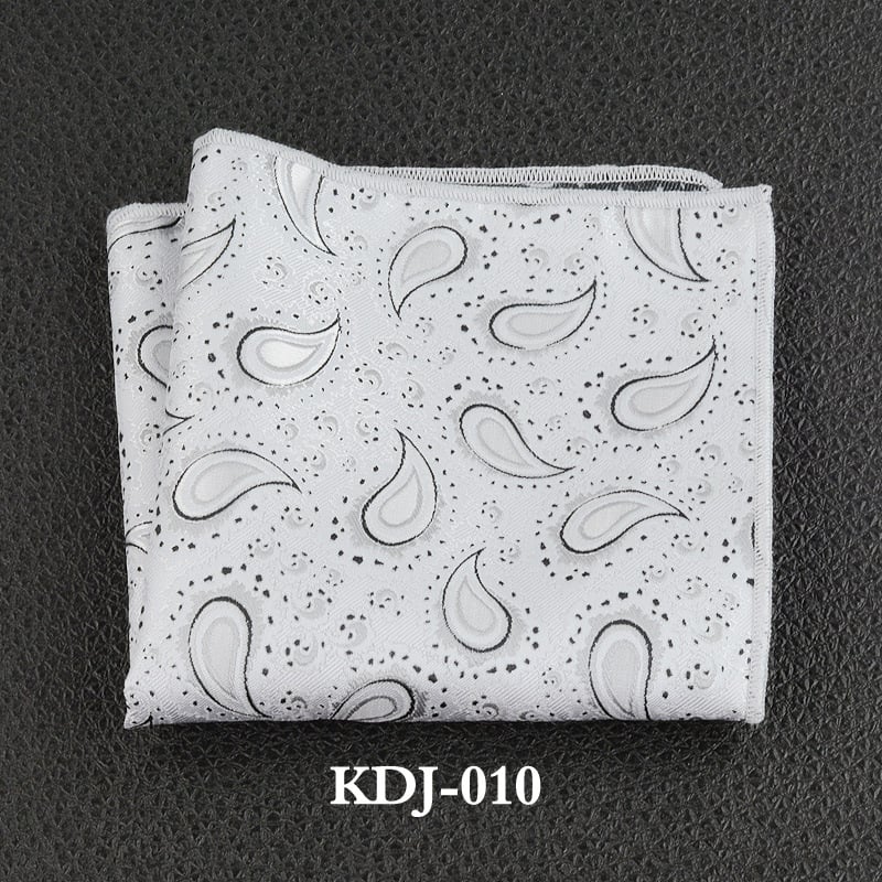 Μαντηλάκι τσέπης με φλοράλ τζακάρντ, πολυεστερικό-σίλκ, για επίσημο βραδινό ντύσιμο, Άνοιξη 2023