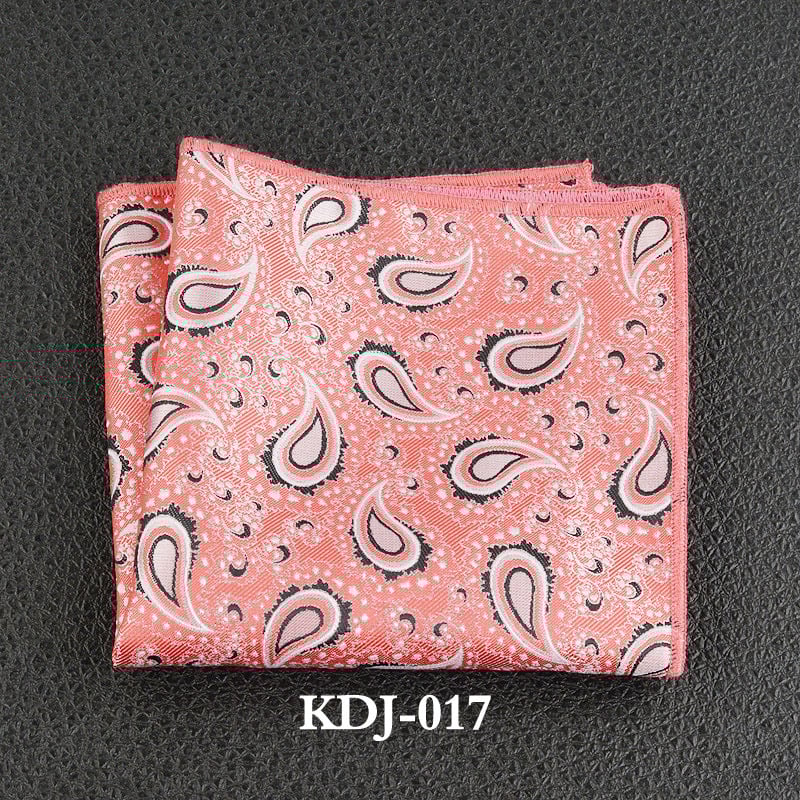 Μαντηλάκι τσέπης με φλοράλ τζακάρντ, πολυεστερικό-σίλκ, για επίσημο βραδινό ντύσιμο, Άνοιξη 2023