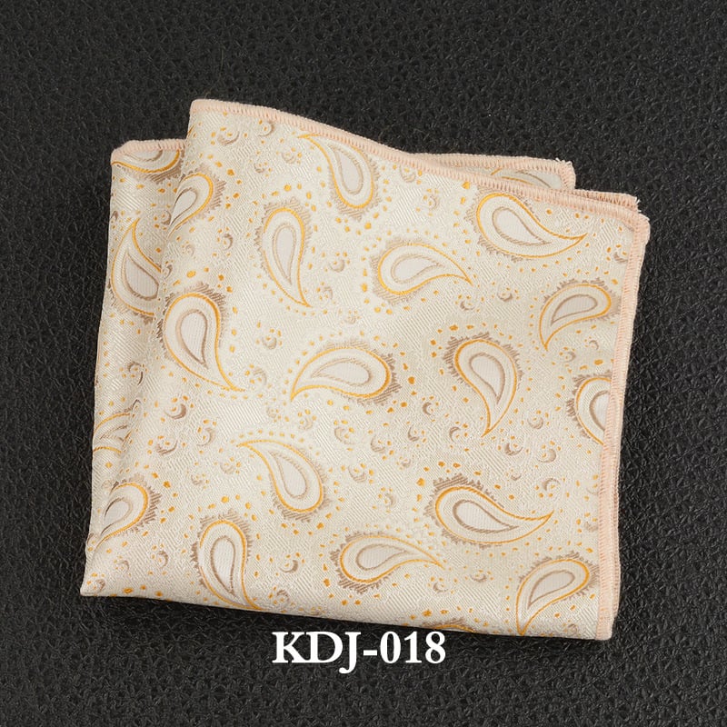 Μαντηλάκι τσέπης με φλοράλ τζακάρντ, πολυεστερικό-σίλκ, για επίσημο βραδινό ντύσιμο, Άνοιξη 2023