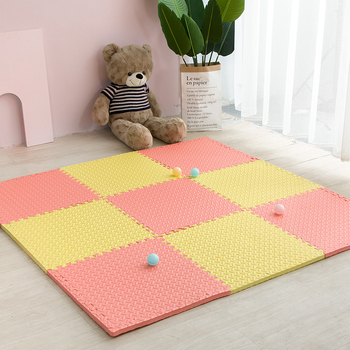 Интерлокиращи фоам плочки 30×30 см, 20 броя, детска подложка за пълзене за хол и спалня