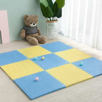 Интерлокиращи фоам плочки 30×30 см, 20 броя, детска подложка за пълзене за хол и спалня