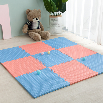 Интерлокиращи фоам плочки 30×30 см, 20 броя, детска подложка за пълзене за хол и спалня