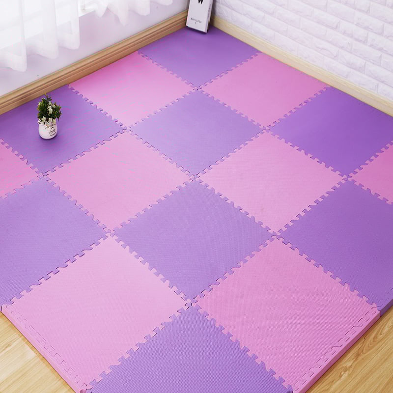 Интерлокиращи фоам плочки 30×30 см, 20 броя, детска подложка за пълзене за хол и спалня