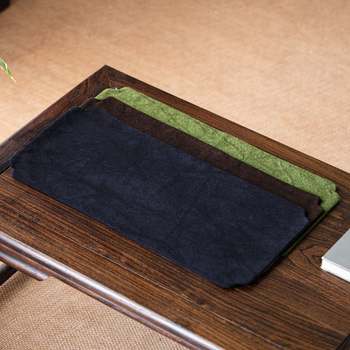 Флаг за маса, ленен плат (80% лен, 20% ацетатни влакна), едноцветен модел, стил Нов Китайски стил