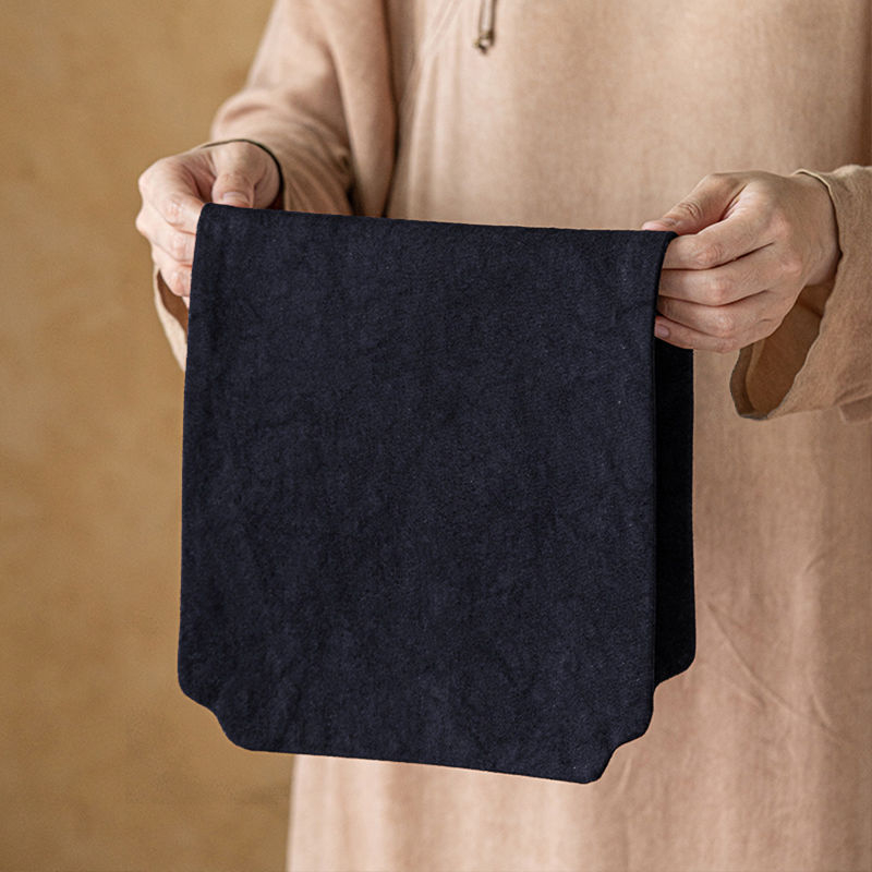 Флаг за маса, ленен плат (80% лен, 20% ацетатни влакна), едноцветен модел, стил Нов Китайски стил