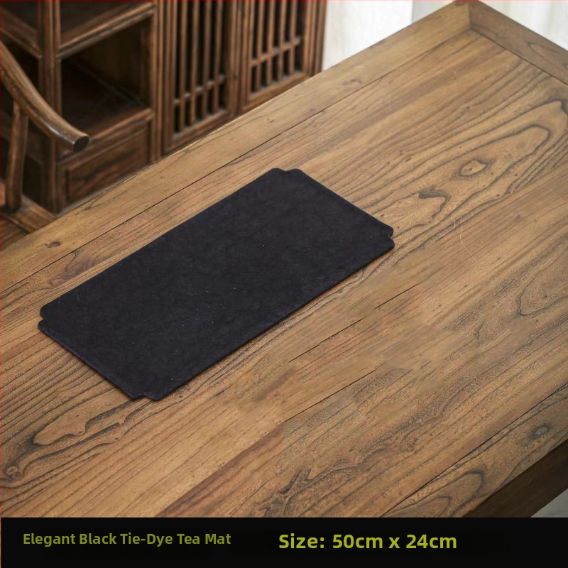 Флаг за маса, ленен плат (80% лен, 20% ацетатни влакна), едноцветен модел, стил Нов Китайски стил