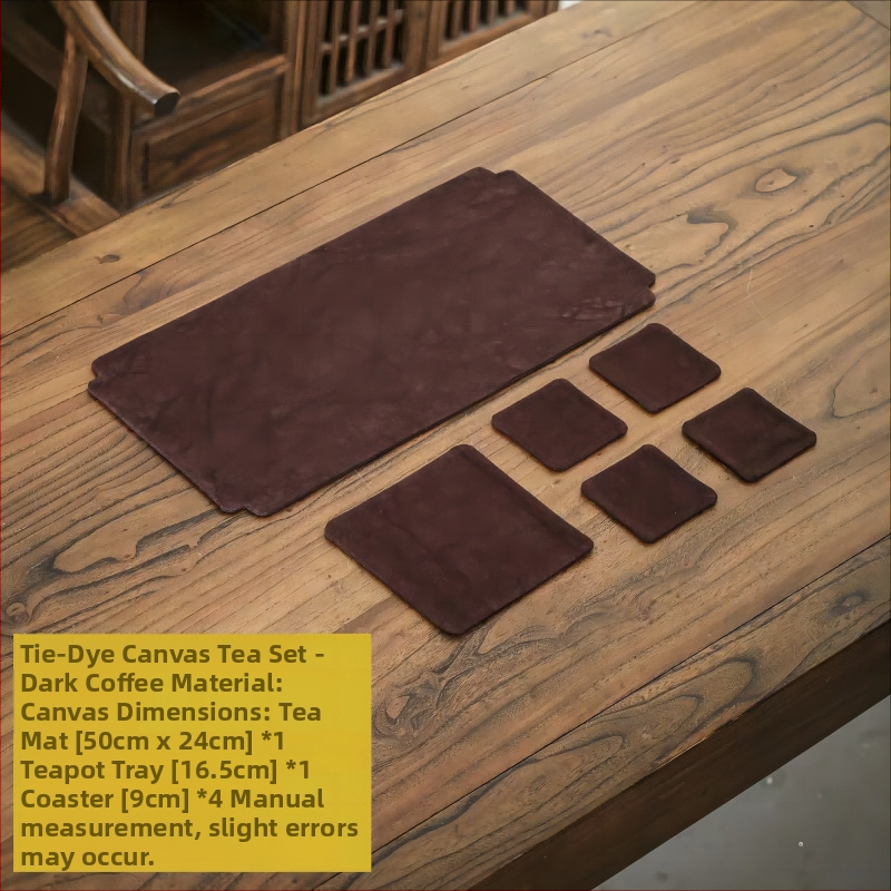 Флаг за маса, ленен плат (80% лен, 20% ацетатни влакна), едноцветен модел, стил Нов Китайски стил